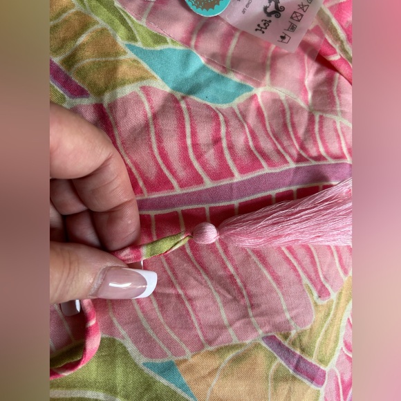 HOT LAVA - PONCHO RUFFLE - TAHITI PINK - S/M - BNWT - Picture 8 of 9